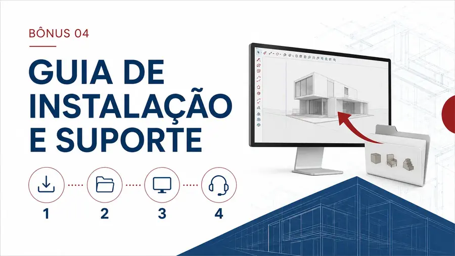 Capa ilustrativa do bônus Guia de instalação e suporte