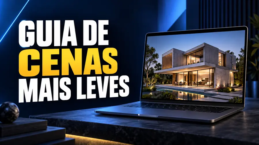 Capa do bônus Guia para Deixar suas Cenas no SketchUp Mais Leves e Organizadas
